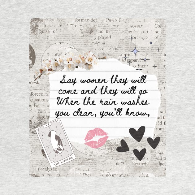 Fleetwood Mac Dreams Lyrics Print by madiwestdal